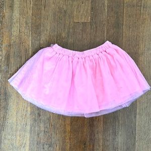Light worn GAP kids pink tutu.
